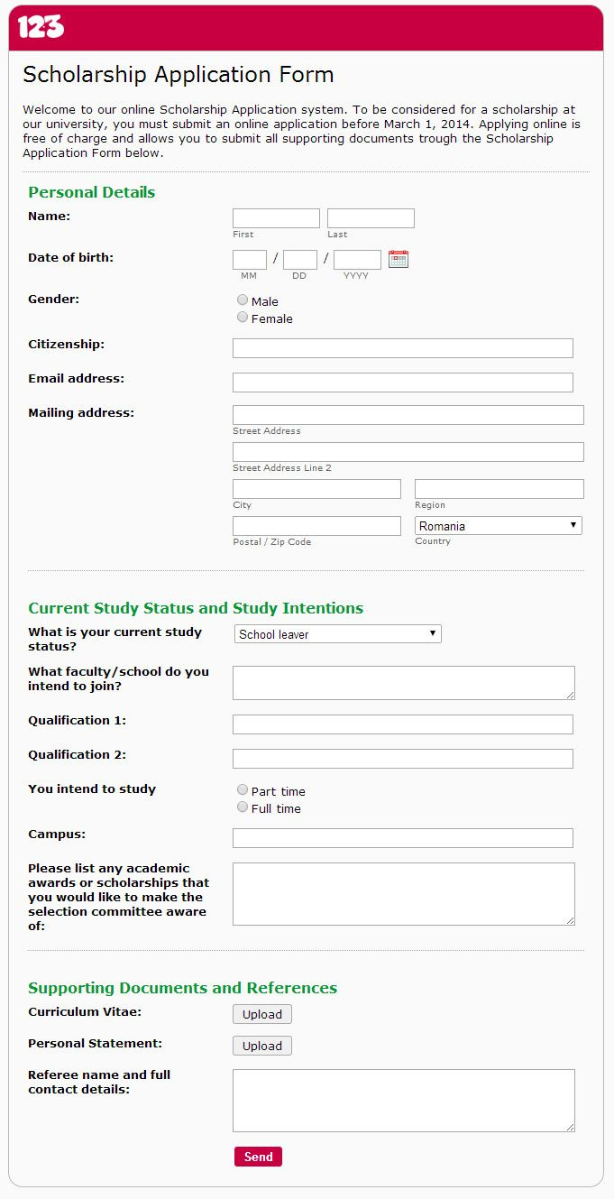 Create An Application Form Preparing For The School Season The Create An Application Form Preparing For The School Season The