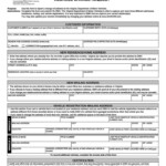 DMV Mailing Address Change Form Example Change Of Address Change
