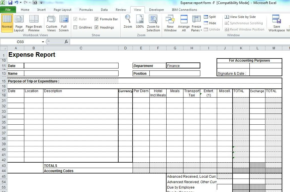 Expense Claim Form Free Download Business Template Free Download Form