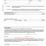 Fillable Beneficiary address status Change Form Printable Pdf Download