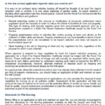 Guideline For Completing An Application To Light And Maintain An Open