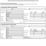 Application Form Planning Applications
