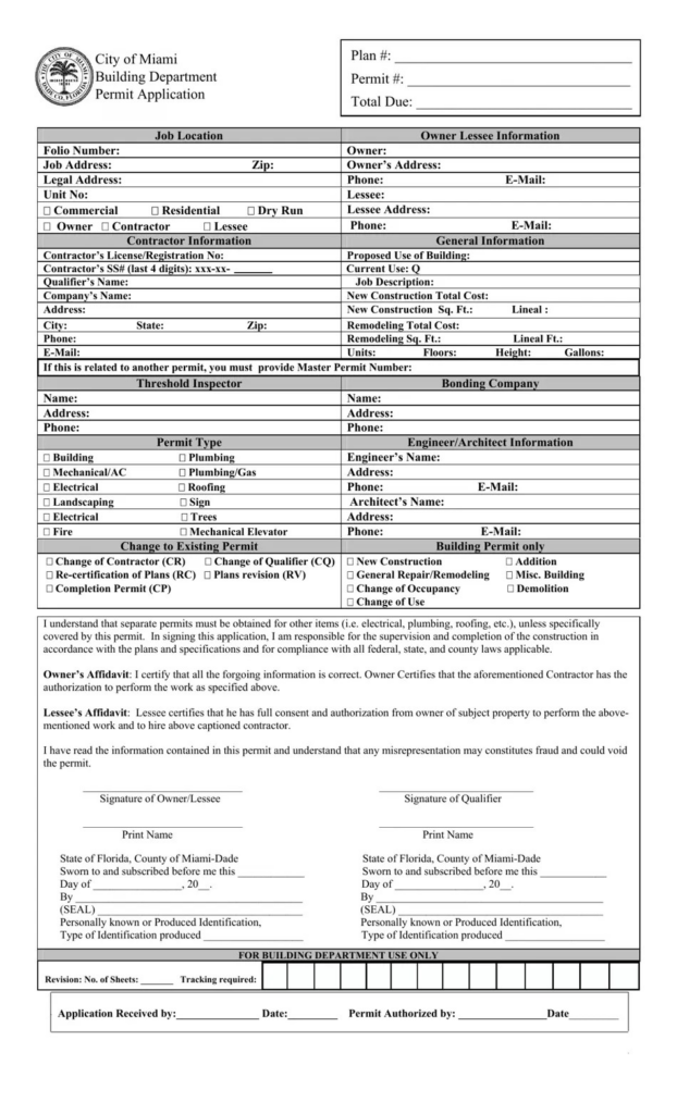 City Of Yarra Permit Application