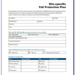 Fall Protection Plan Template Alberta