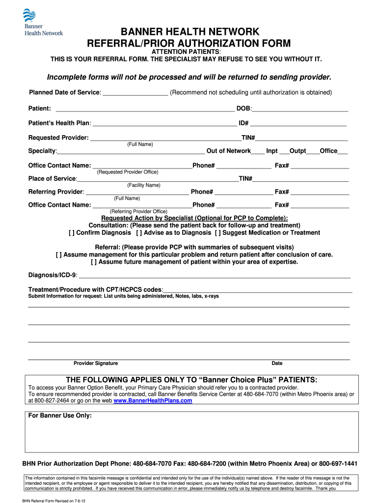 Family Health Plan Insurance Pre Auth Form PlanForms