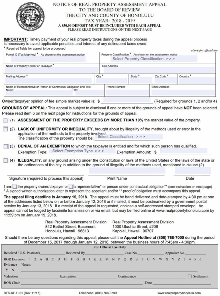 How To Appeal Your Honolulu Property Tax Assessment Hawaii Living Blog