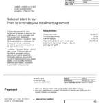 IRS Notice CP523 Intent To Terminate Your Installment Agreement H R