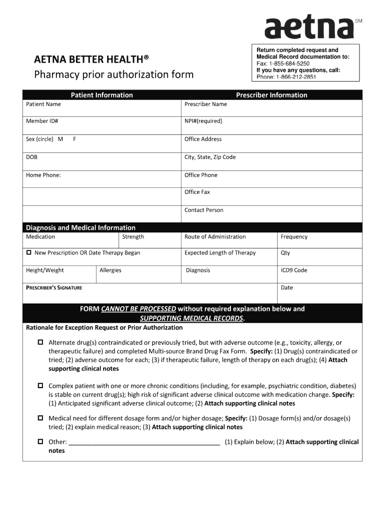 Meridian Health Plan Of Michigan Prior Authorization Form Medication