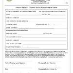 Permit Form Gambaran