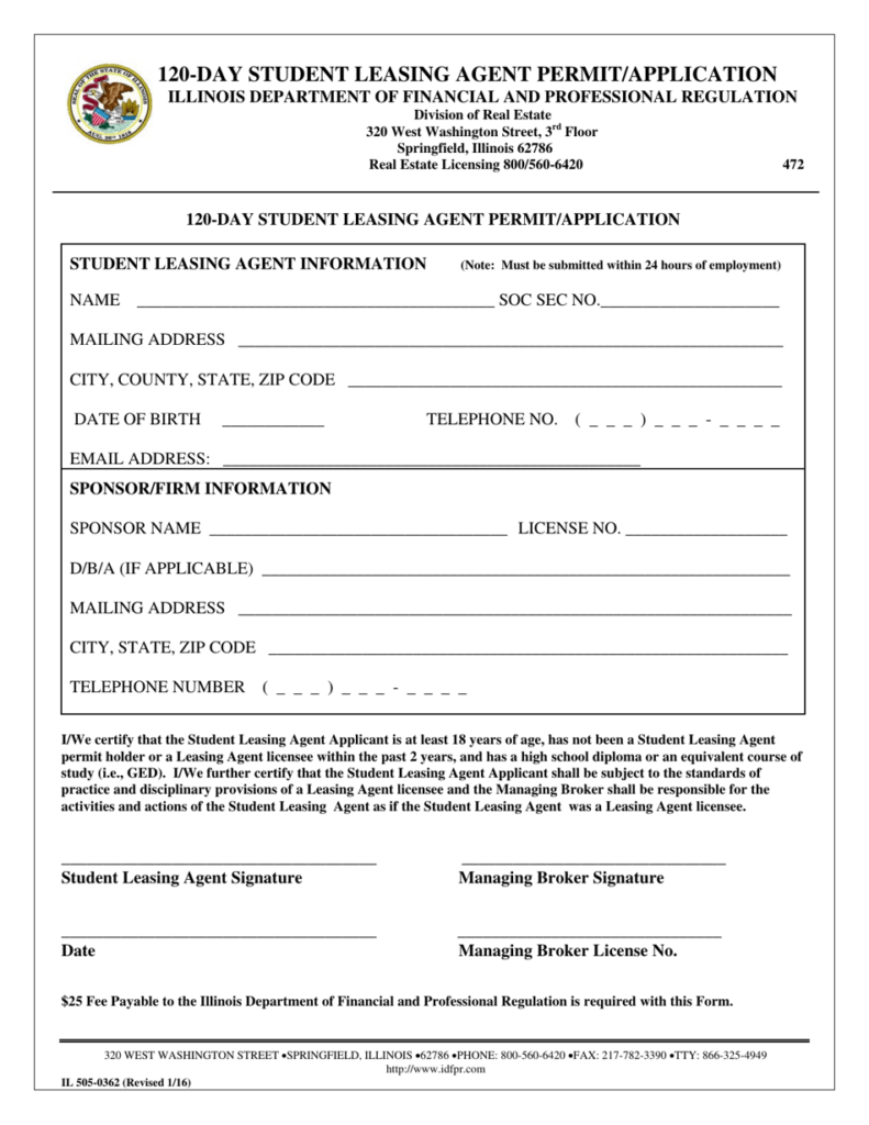 Permit Form Gambaran