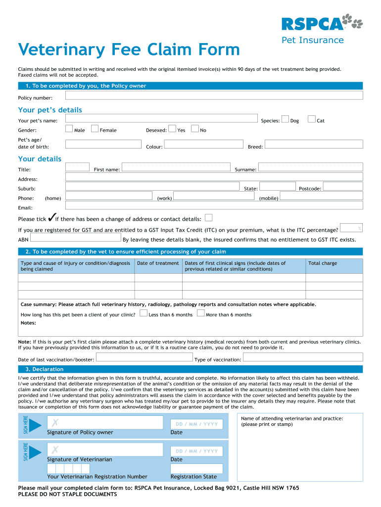 Petplan Insurance Claim Form Canada Tanya Tanya