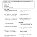 Sample Health Risk Assessment HRA Form Download Printable PDF