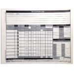 1974 Flight Navigation Log Form Sheet Jeppesen M6184B 12 Blanks EBay