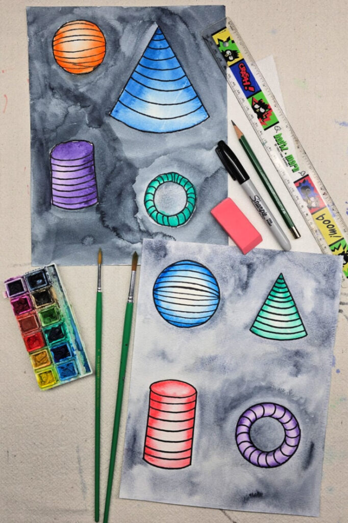 3D Shapes And Form Art Project For Kids Kids Activities Blog