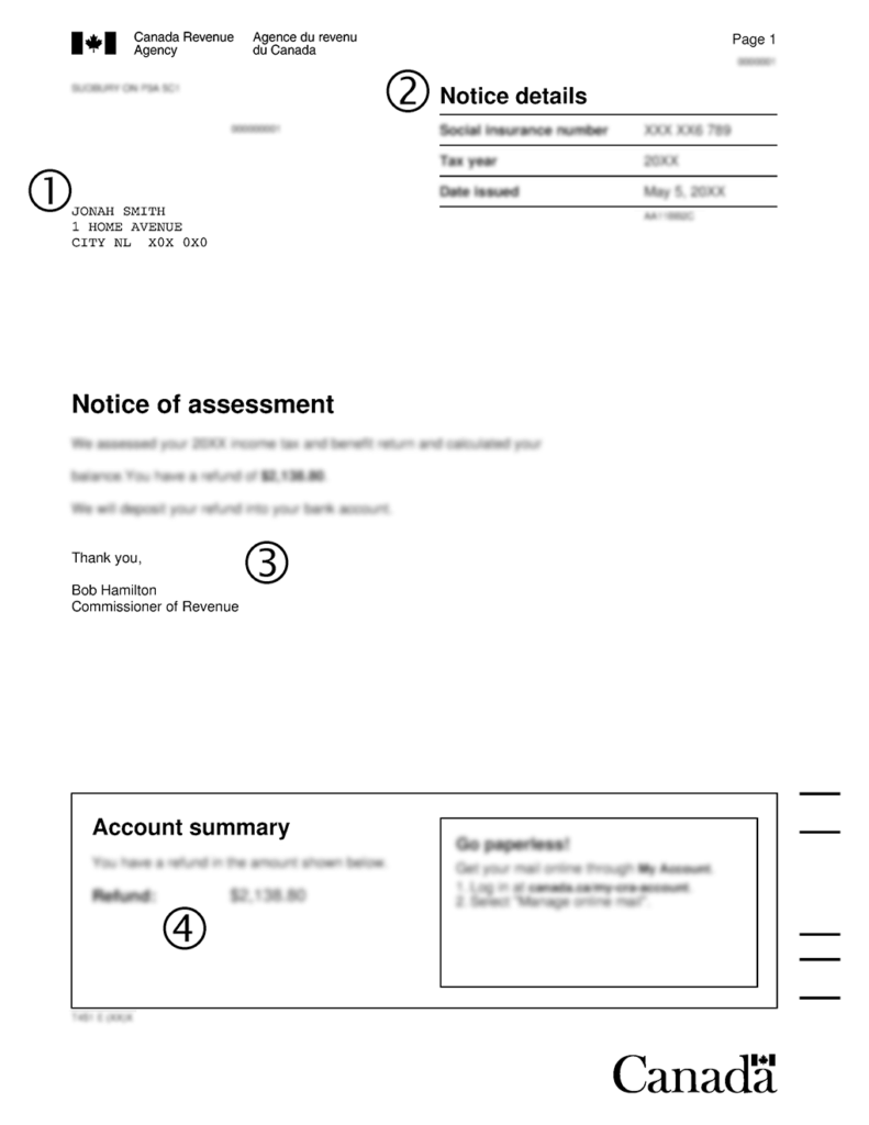 After Sending Us Your Tax Return Learn About Your Taxes Canada ca