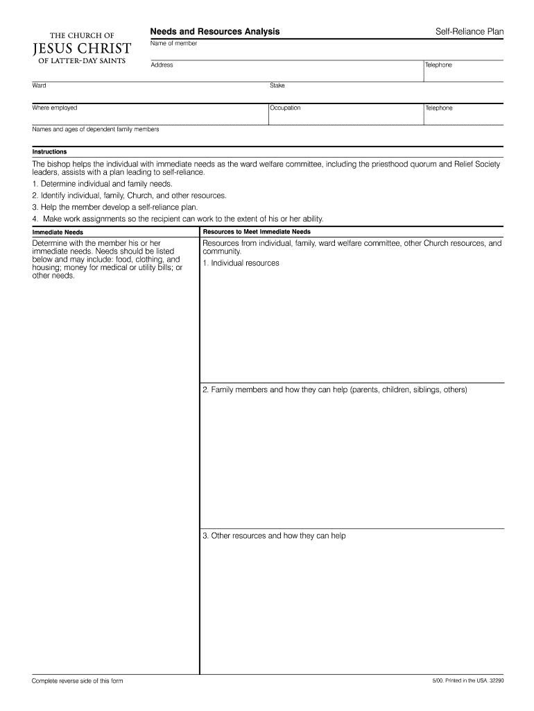 Application Form For Tools For Self Reliance Fill Out Sign Online DocHub