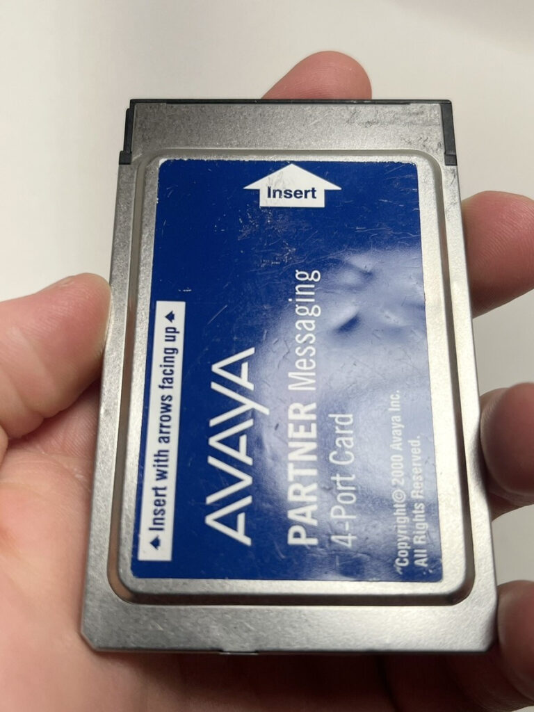 Avaya 4 Port Voicemail Messaging Card For Partner ACS Phone System EBay