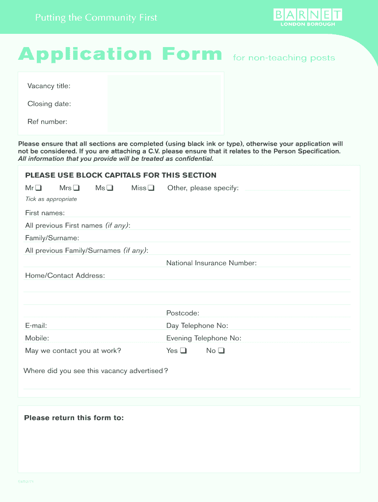 Barnet Council Housing Application Fill Out Sign Online DocHub