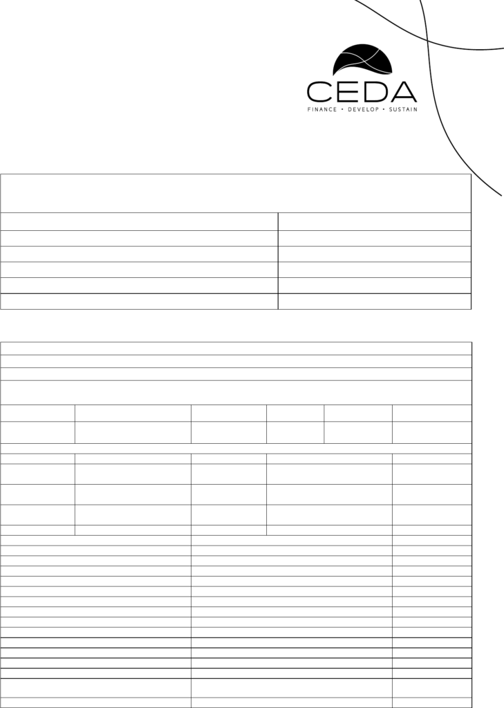 Ceda Application Form