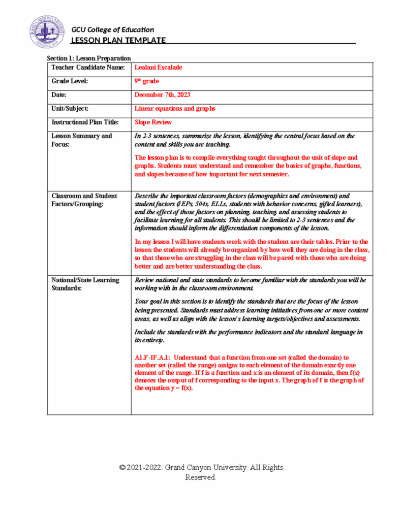 Class Profile For Lesson Plan Class Profile For Lesson Plan Jaimie Ching College Of Education Studocu