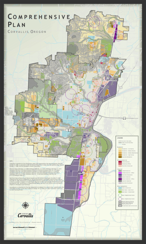 Comprehensive Plan Corvallis Oregon
