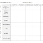 Curriculum Planning Sheet Digital Download Etsy