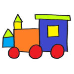Dibuja Un Tren Con Figuras Geom tricas Dibujos Sencillos YouTube