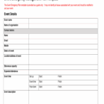 Event Emergency Plan Template Fill Online Printable Fillable Blank PdfFiller