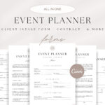 Event Planner Forms Bundle Event Planner Client Forms Event Planning Contract Client Intake Form Photo Video Release Form Invoice Etsy