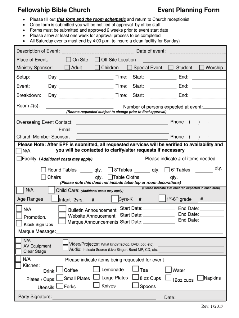 Event Request Form Template Fill Out Sign Online DocHub
