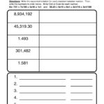 Expanded Notation Place Value Worksheet Have Fun Teaching