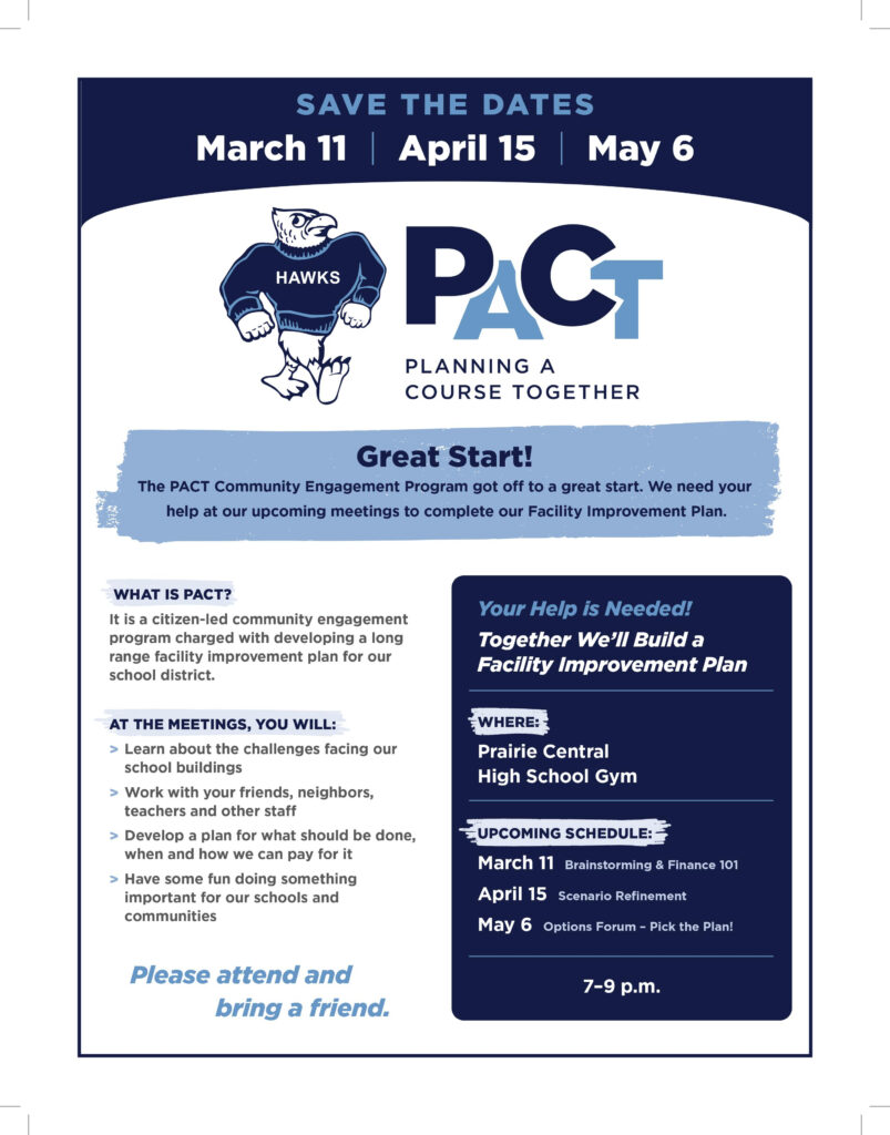 Facilities Study And Community Engagement Prairie Central CUSD 8