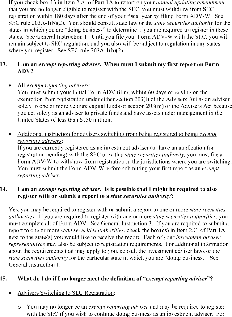 Federal Register Form CRS Relationship Summary Amendments To Form ADV
