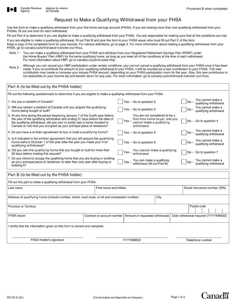 Fill Form RC725 Online Complete Canadian Forms 2024 2025