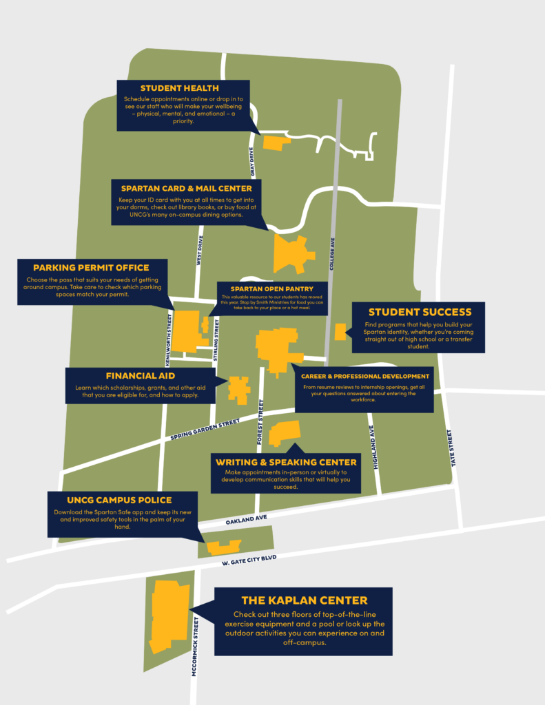 Find Your Way To Success Places New Spartans Should Know UNC Greensboro
