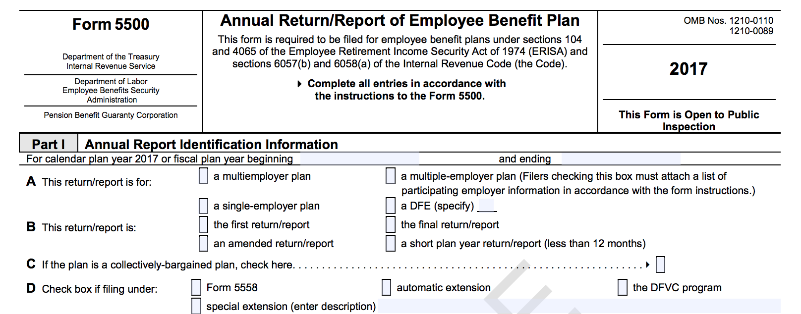 Form 5500 Instructions 5 Steps To Filing Correctly ForUsAll Blog