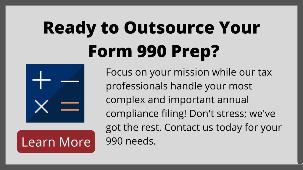 Form 990 The Public Window Into Your Nonprofit Foundation Group 