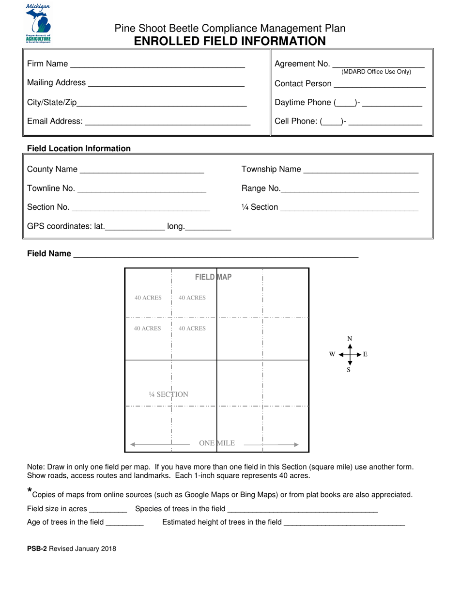 Form PSB 2 Fill Out Sign Online And Download Printable PDF Michigan Templateroller Form PSB 2 Fill Out Sign Online And Download Printable PDF Michigan Templateroller