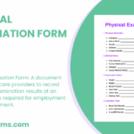 FREE 16 Physical Examination Form Samples PDF MS Word Google Docs Excel