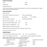 FREE 4 Event Planning Intake Forms In PDF MS Word