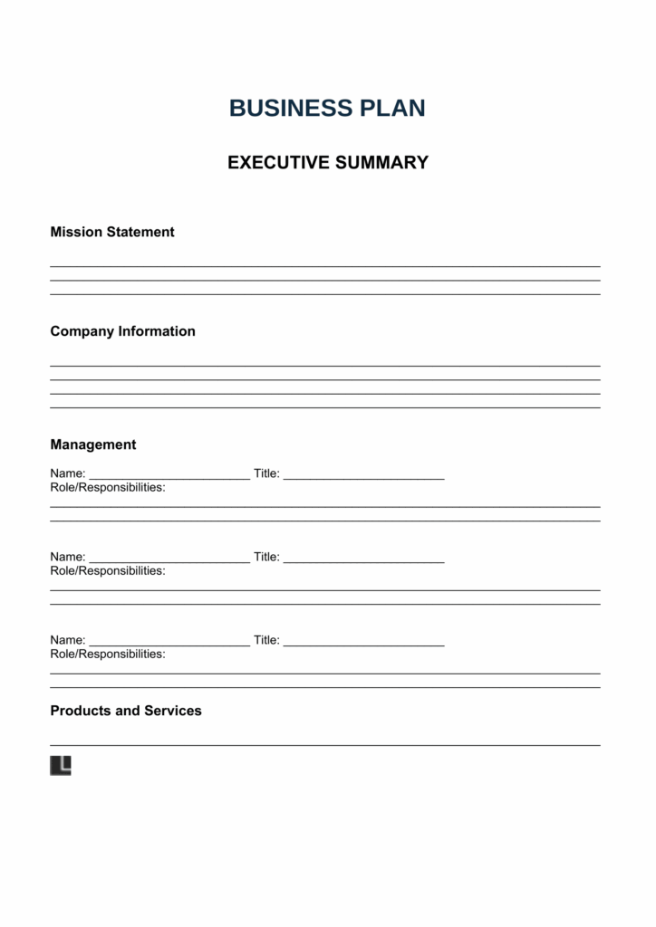 Free Business Plan Templates PDF Word Fill Online