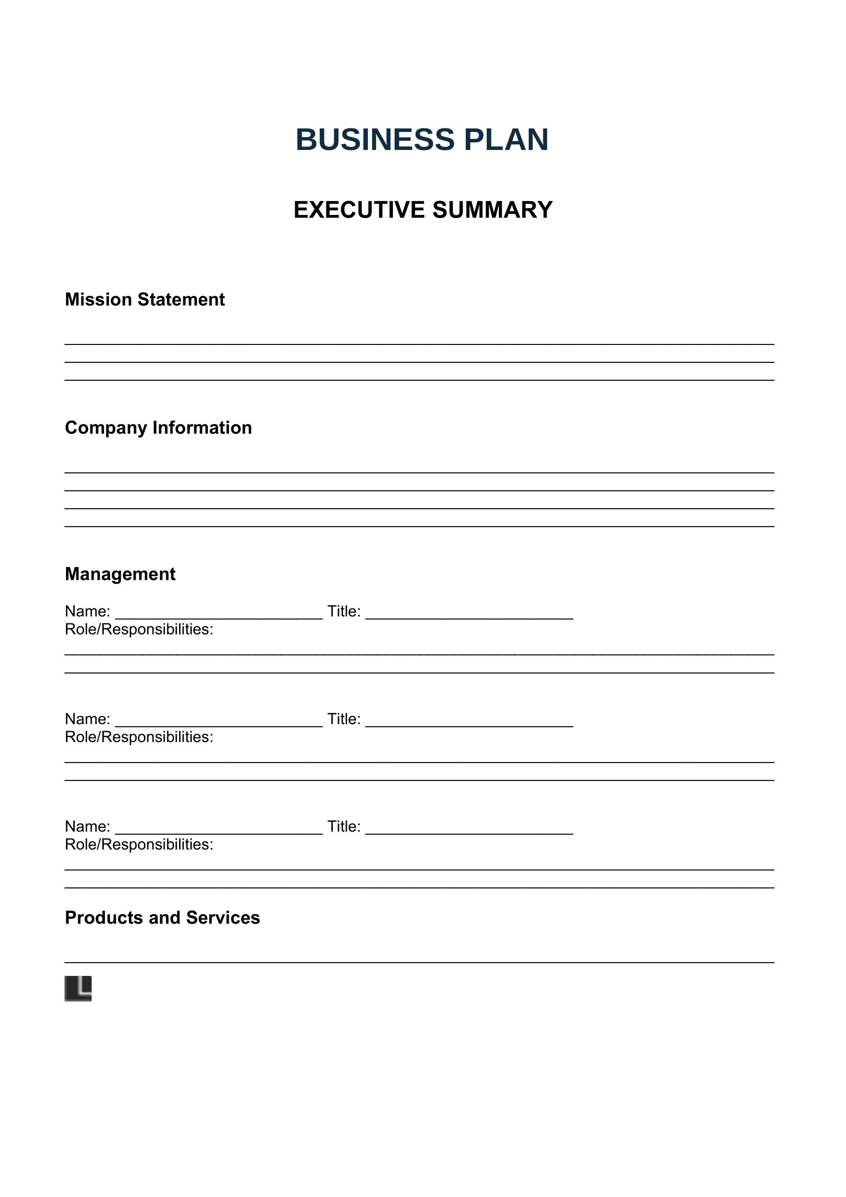 Free Business Plan Templates PDF Word Fill Online Free Business Plan Templates PDF Word Fill Online