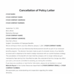 Free Cancellation Letter Templates Editable And Printable