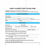 Free Client Intake Forms 35 PDF Word