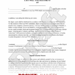 Free Digital Assets Addendum To Will Rocket Lawyer
