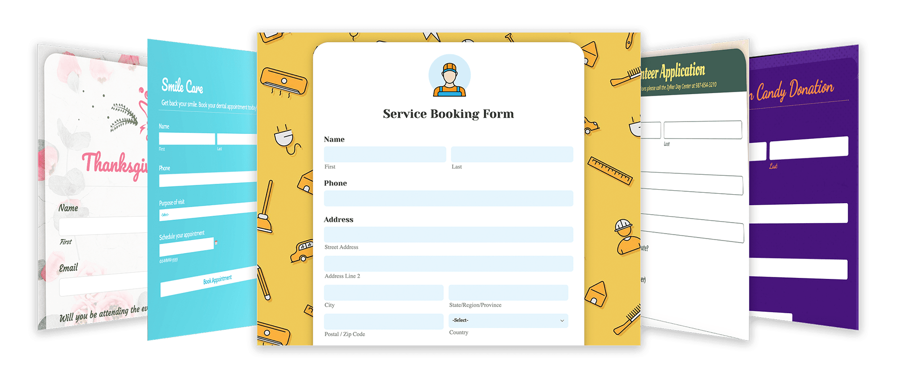 Free Forms Tool For Data Collection mobile Apps Templates