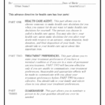 Free Georgia Advance Directive For Health Care Template PDF EForms