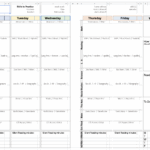 Free Homeschool Lesson Plan Template In Google Sheets Printable Lesson Planner Personalize It Teacher Tutor Mom