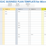 Free MS Word Strategic Planning Templates With Sample Data
