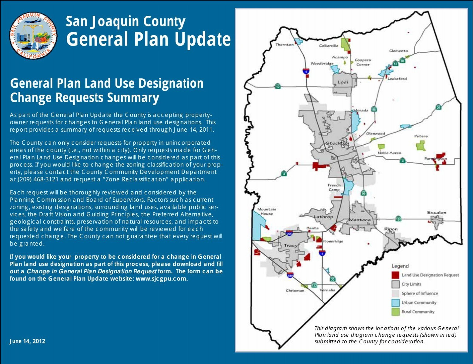 General Plan Land Use Diagram San Joaquin County General 